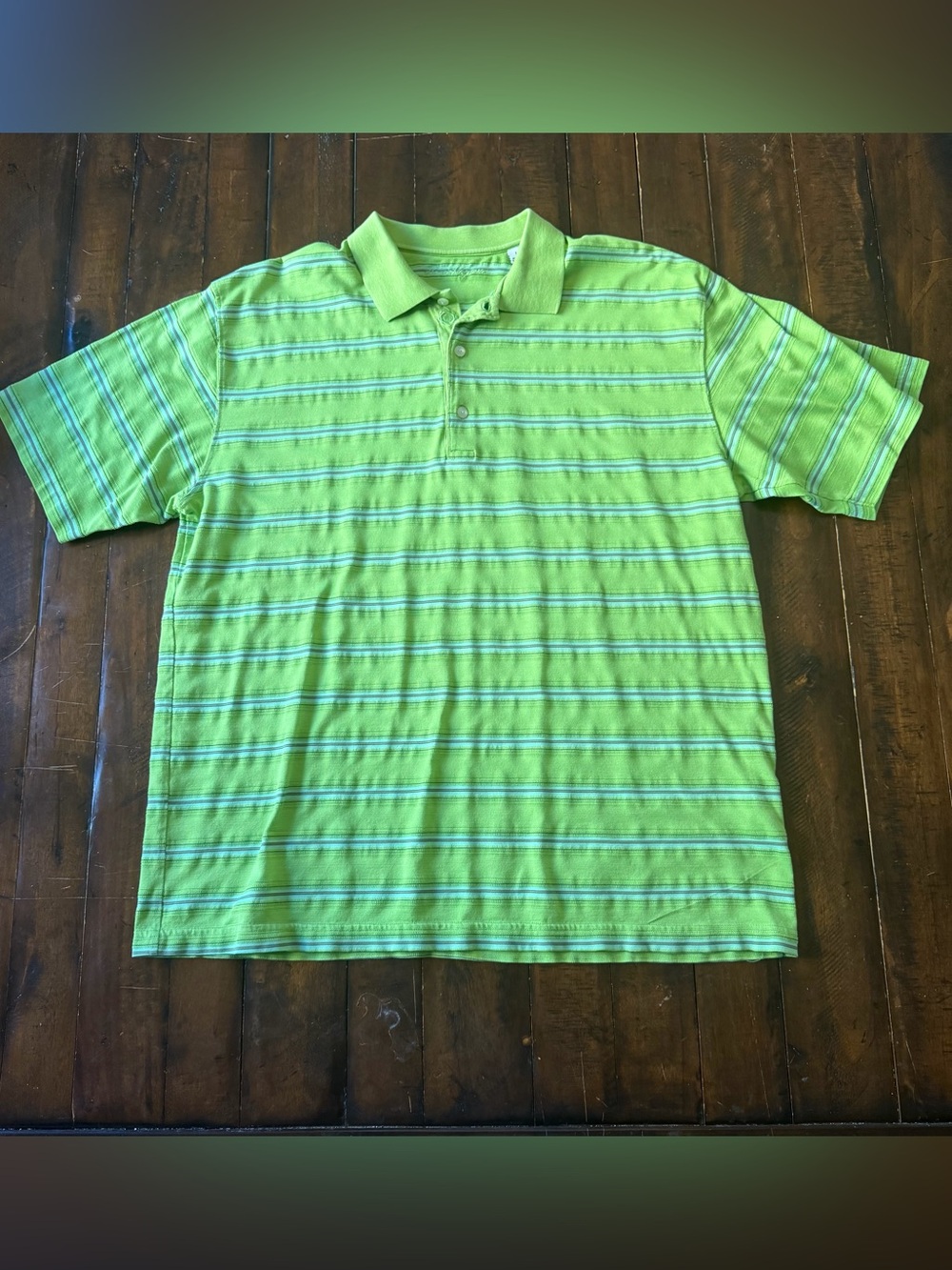 ben hogan golf polo 🟢 lime green striped